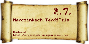 Marczinkech Terézia névjegykártya